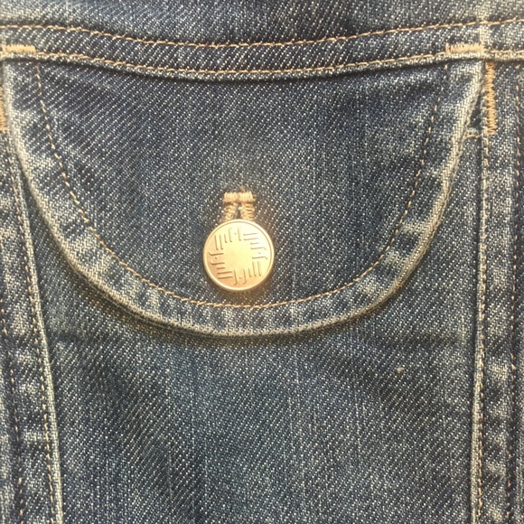 J. Jill Denim Blue Jean Jacket, XS - Picture 10 of 12